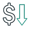 lower costs icon